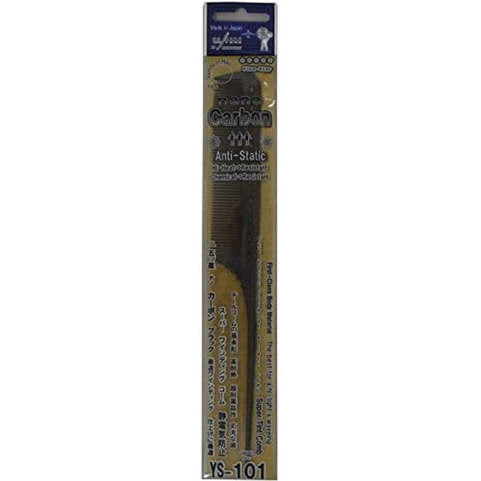 Ys Park Y.s. Park Ys-101 Basic Tail Comb Carbon Black 0.0707 Kg