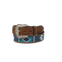 ARIAT Herrengrtel Southwestern bestickt Gre 38 Braun