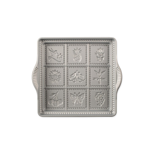 Nordic Ware Ingls Shortbread Pan 9x9 Polegadas Antiaderente