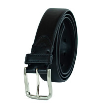 Cinto Casual Dockers para Homem com Conforto Stretch, Preto, Grande