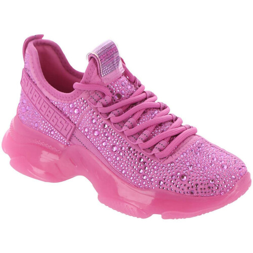 Steve Madden Dames Maxima Sneaker Roze Strass 7.5 1
