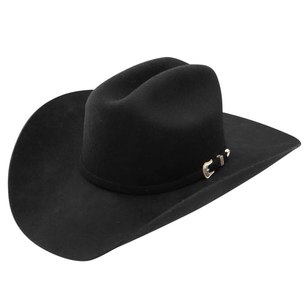 Stetson Men's 3X Oakridge Wool Felt Cowboy Hat Black 6 3/4