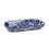 Golden Rabbit Enamelware - 16"""" Oval Basket (Cobalt Swirl) 1