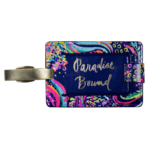 Lilly Pulitzer Dame L?der Bagage Tag Beach Loot 1