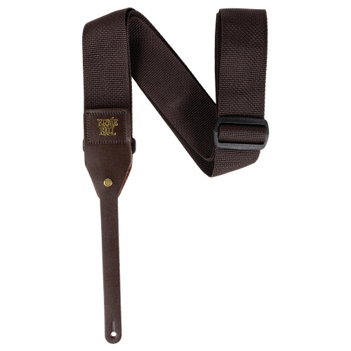 Ernie Ball Polypro Acoustic Guitar Strap - Brown (P05366) 1
