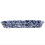 Golden Rabbit Enamelware - 16"""" Oval Basket (Cobalt Swirl) 2