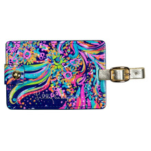 Lilly Pulitzer Dame L?der Bagage Tag Beach Loot