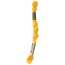 Hilo de algod   n perlado DMC 115 5-742, color mandarina claro, tama   o 5