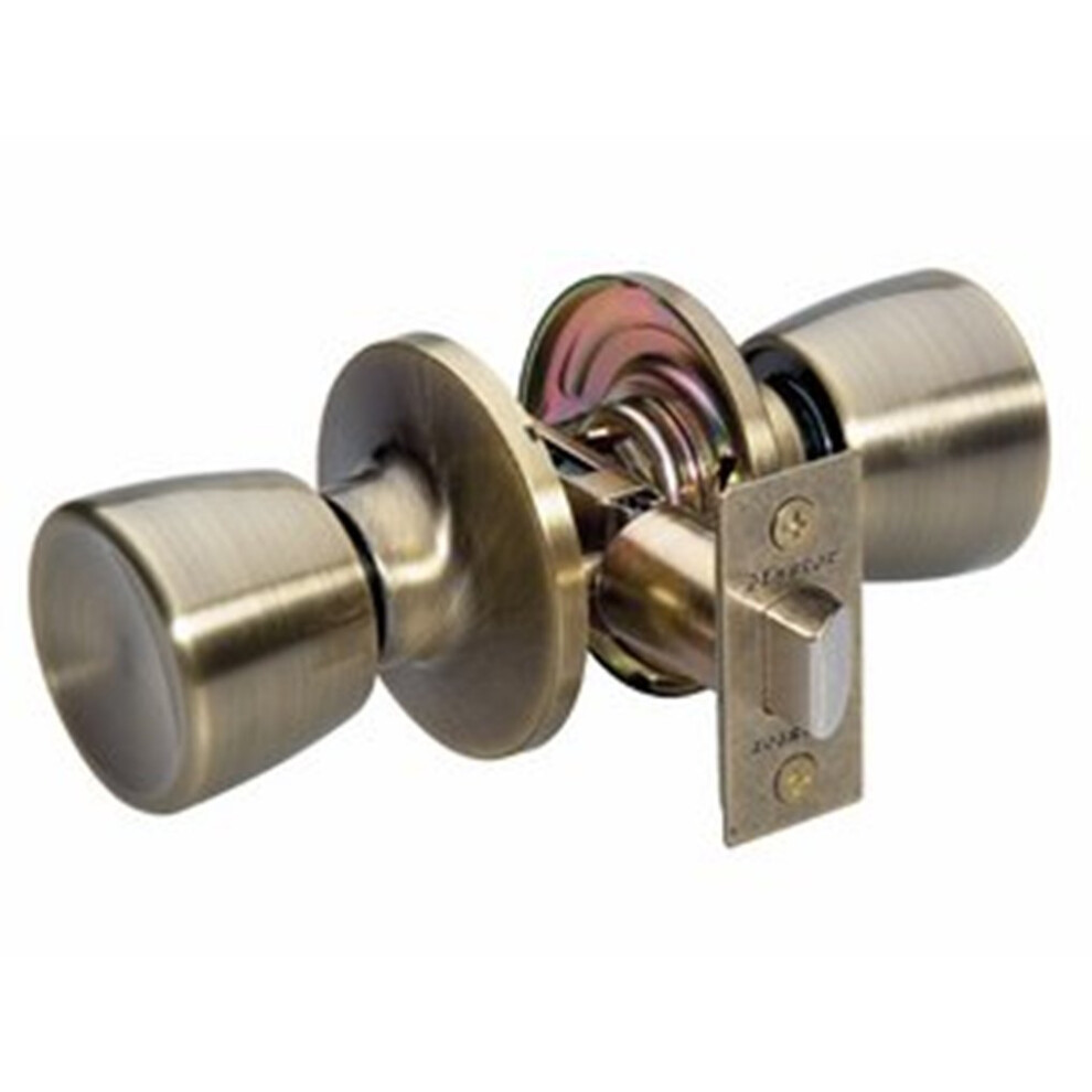 Master Lock TUO0405 Tulip Passage Door Knob  Antique Brass