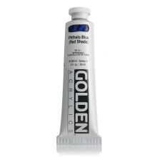 Golden Heavy Body Acrylic Paint 2oz-Phthalo Blue-Red Shade