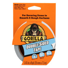 Gorilla ktoldalas szalag 1,41"" x 8 yard szrke (1 db-os csomag)