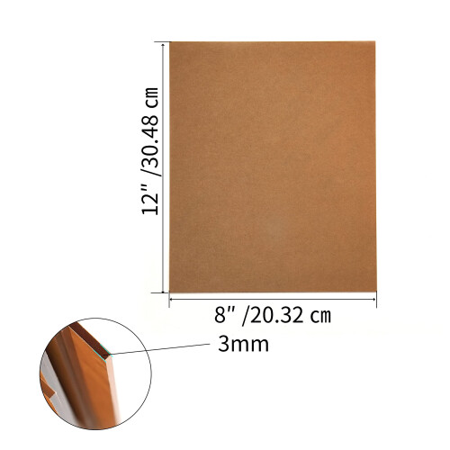 2 stykker 8 """" x 12 """" Clear Acrylic Sheet st?bt plexiglass 1/8 2