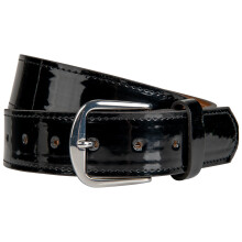 Champro Lackleder-Sportgrtel, Schwarz, Erwachsene, 3X-Gro