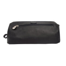 Cestovn s prava Piel Leather Deluxe Top Frame, cierna, univerz lna velkost