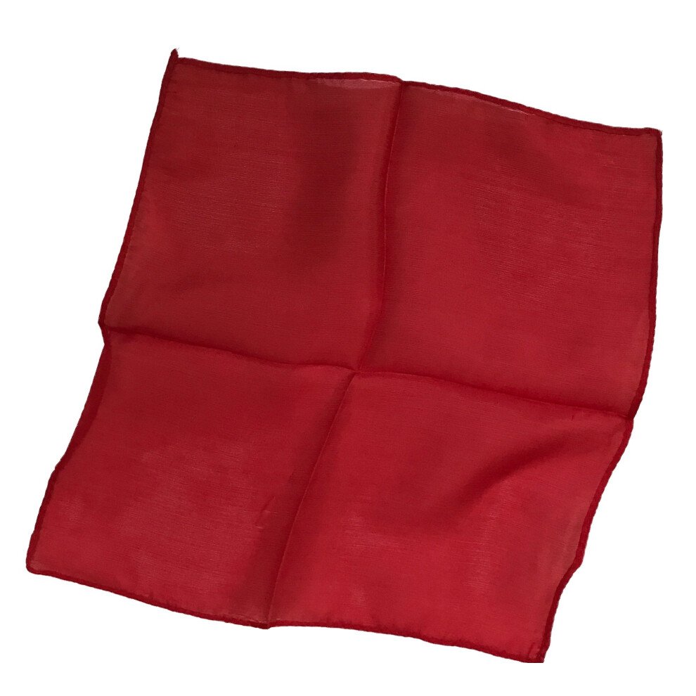 London Magic Works Magicians Silks avec tours (rouge 6 pouces)