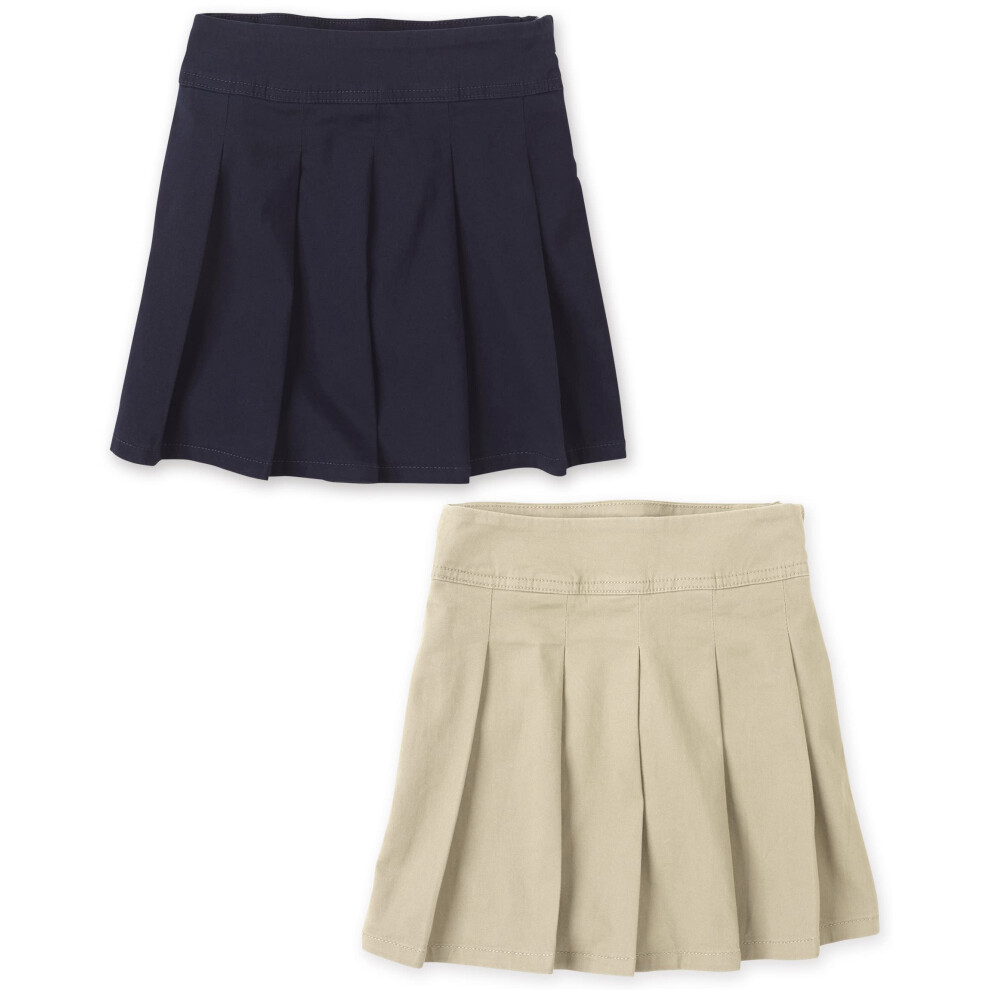 The childrens Place girls Pleated Skort SandyTidal 2 Pack 6P