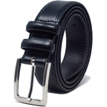 Pánský kožený opasek Ashford Ridge 33mm - Černý XXL