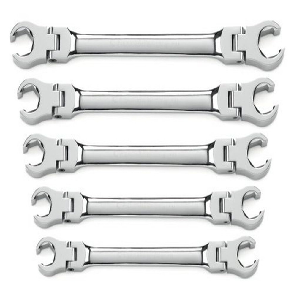 Gearwrench 5 Pc. Flex Head Flare Nut Wrench Set Sae - 81910 012301855197