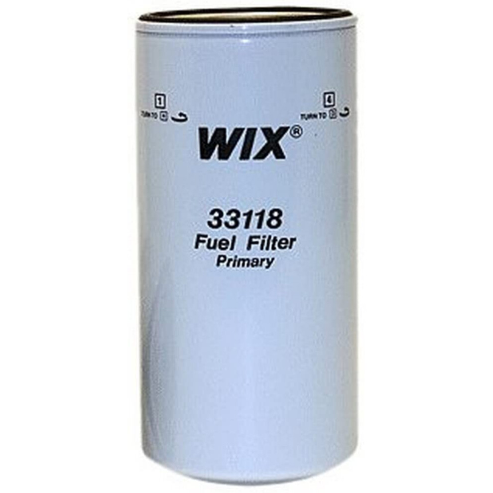 Wix Filters - 33118 Heavy Duty Spin-On Fuel Filter Pack Of 1 765809331181