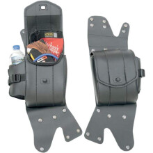Saddlemen 3501-0715 Cruis'n Deluxe Satteltaschenschutz-Set, Schwarz