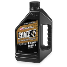 Maxima (23964 Castor 927 2 tempos Premix Racing Oil - 64 onas.