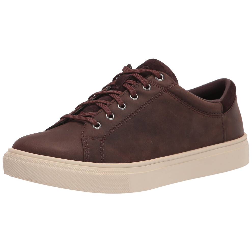 UGG Men's Baysider Low Weather Sneakers  Grizzly Leather  7.5