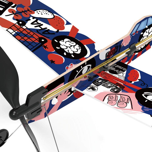 PLAYSTEM Gummib?nd Airplane Low Wing STEM Kit til b?rnegave 2