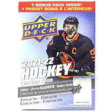 2021/22 Upper Deck Series 1 NHL Hockey BLASTER-Box (6 Packungen/Box)