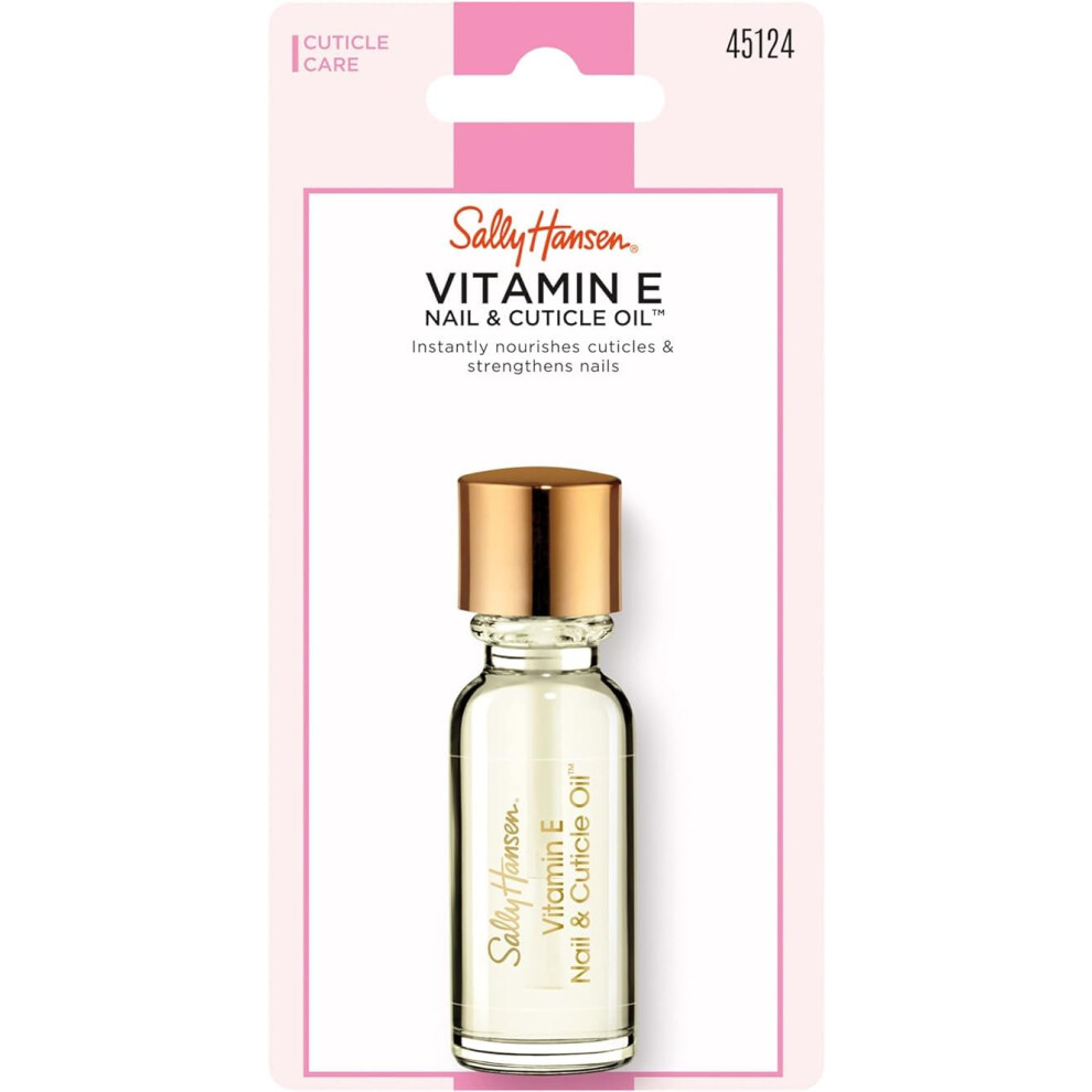 Sally Hansen Vitamin-E Nail & Cuticle Oil 0.45 Ounce (13.3ml)