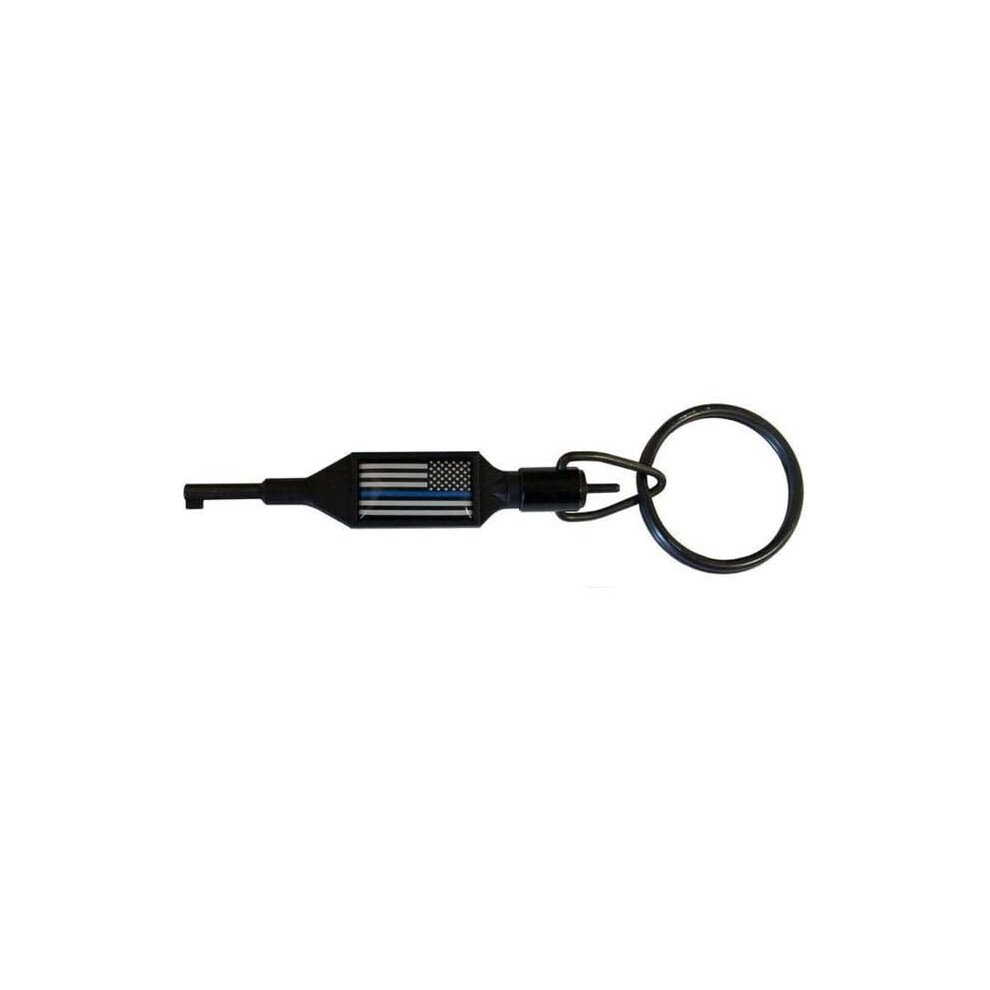 Zak Tool 100-Bl Swivel Handcuff Key - Us Flag With Blue Stripe 819673011561