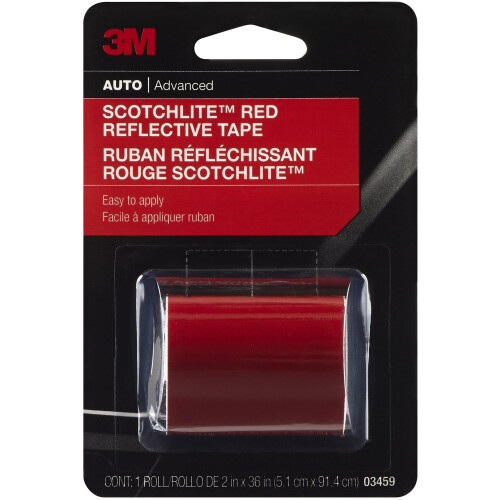 3M 3M Scotchlite Κόκκινη Ανακλαστική Ταινία 03459 2 ίντσες x 36 σε 1 Ρολό