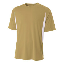 A4 Cooling Performance Color Block Tee VEGAS GOLD WHITE 2011 L