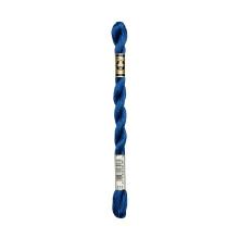 DMC 115 5-312 Perletov bavlnen nit velmi tmav baby blue Velikost 5