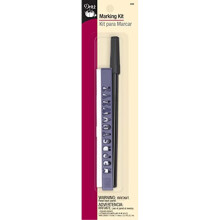 Kit de marca o Dritz 820 com est nceis de caneta e letra de fita de ferro e letra