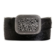 ARIAT naisten A10006901 1-1/2` tekojalokivi filigraanivyφ L musta
