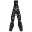 Buckle-Down Guitar Strap Music Notes Black White 2 Inches Wide 1