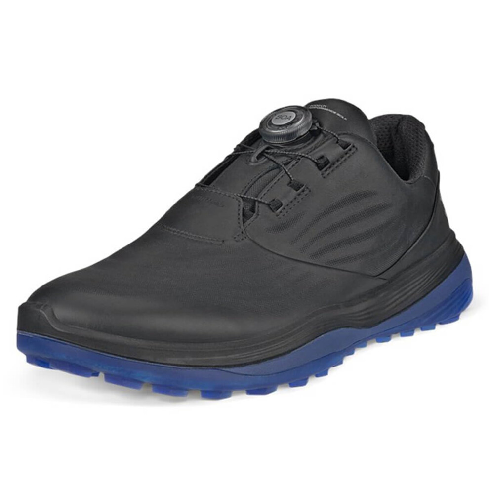 ECCO Men's LT1 BOA Hybrid Waterproof Golf Shoe Black 10-10.5