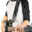 Buckle-Down Guitar Strap Music Notes Black White 2 Inches Wide 2