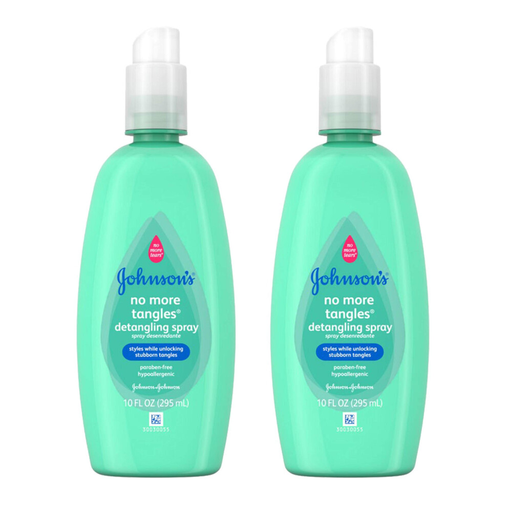 O Beb De Johnson Johnson's No More Tangles Spray Detangler, 10 Ounce (Pack Of 2)