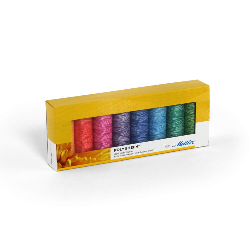 Mettler Polysheen Embroidery Thread  1500 yd/1372m  Multicolored