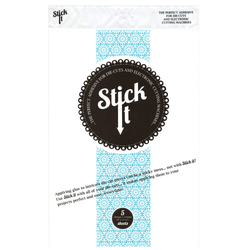 Stick It Large Size Die -Cut Lime (5 Sheet Pack - 8 """" x 12 """")