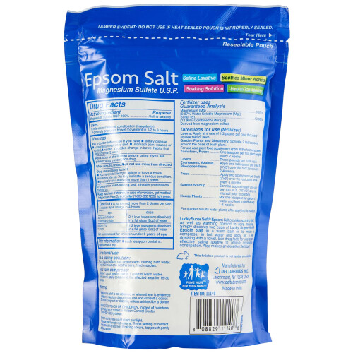 Lucky Super Soft Θειικό Μαγνήσιο USP Αλάτι Epsom 19,2 ουγγιές 1