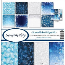 Reminisce SFR-200 Snowflake Ridge Scrapbook-Sammelset, Schwarz