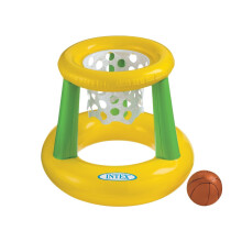 Intex - Floating Hoops 3 Inkl. aufblasbarem Poolkorb und Basketball