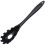 Chef Craft Premium Silicone Spaghettipasta Fork 115 polegadas preto 1