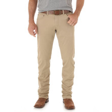 Wrangler Men's Retro Slim Fit Straight Leg Jean Fawn 42W x 34L