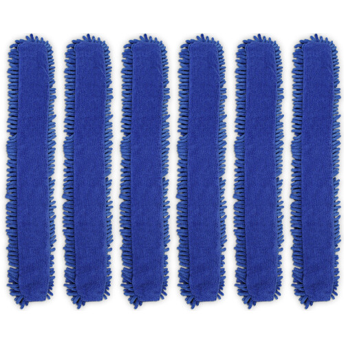 CleanAide Chenille and Terry Weave Microfiber Duster Cover 6 Pack
