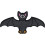 Batty Matty - Happy Cartoon Bat - 3.5"""""""" Embroidered Iron on Patch 1