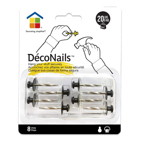 Pod strechou Deco Nail Small Head Sampler Pack Black