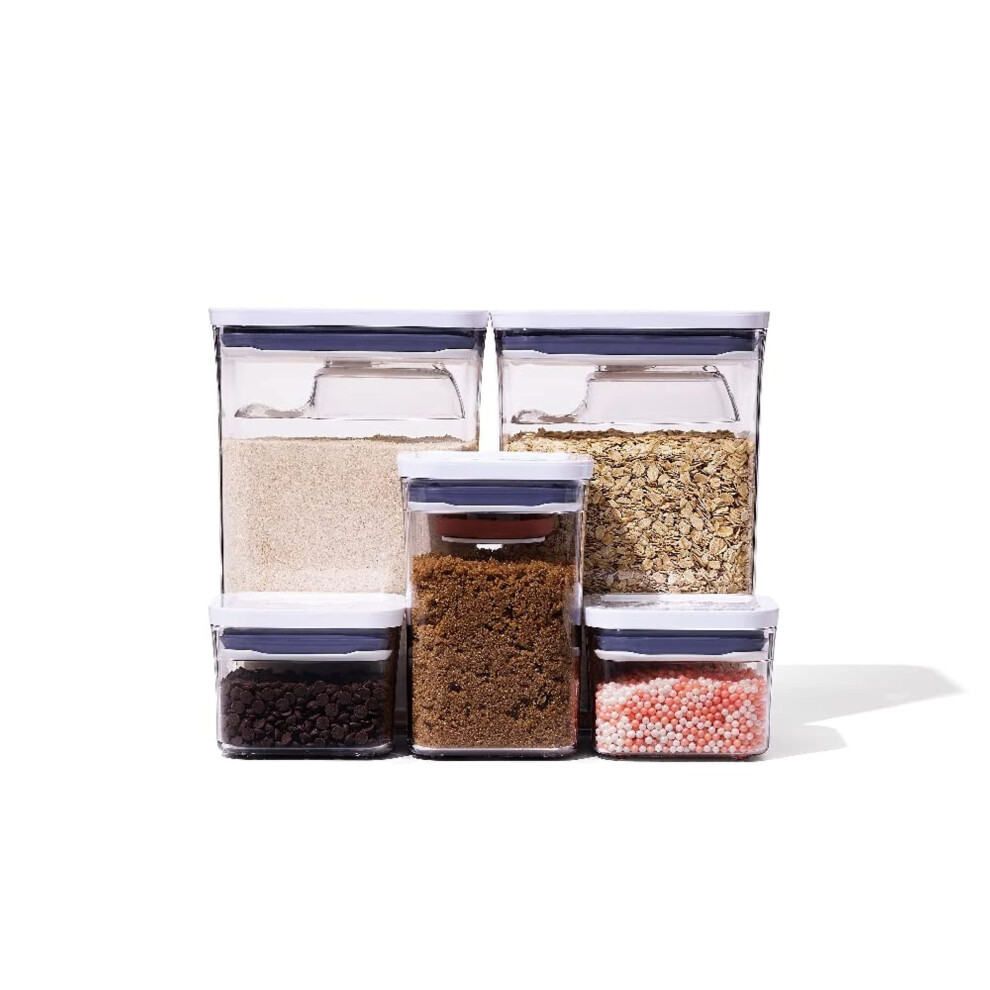 OXO Good Grips 8-Piece Baking Essentials POP Container Set  White
